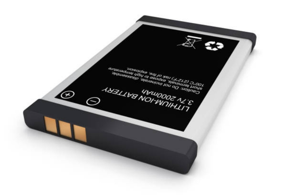 Lithium-ion battery used in phone recycling