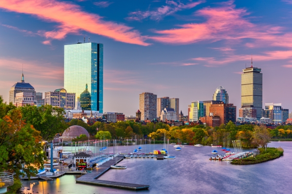 ariel view of Massachusetts