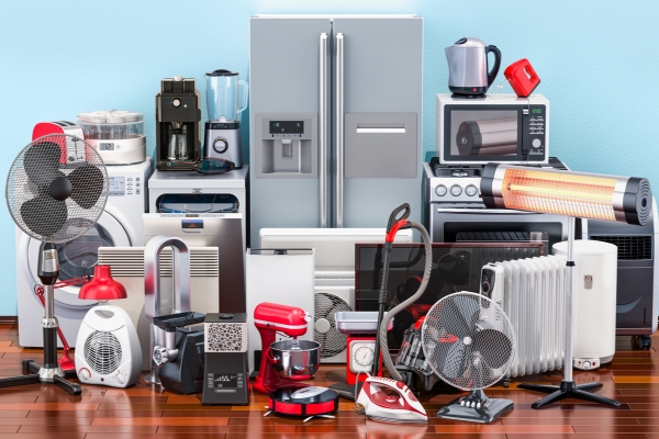 a bunch of old appliances