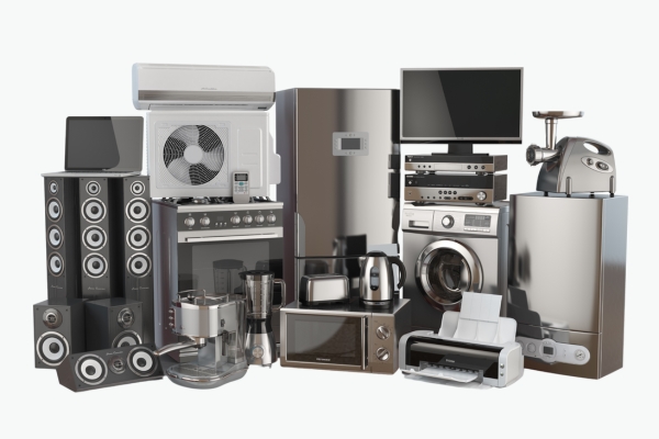 appliances waiting to be recycled
