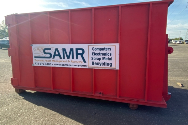 view of e-waste container