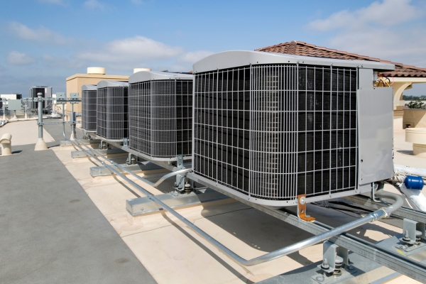 air conditioners on roof