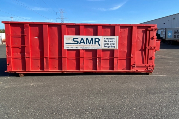 e-waste container outside