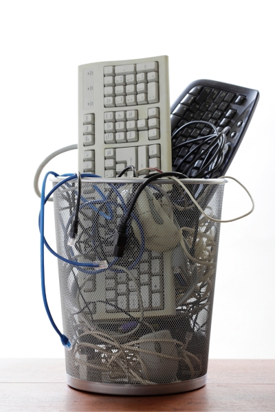 keyboards to be recycled