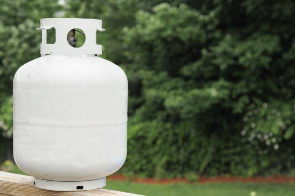 old propane tank to be recycled