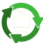 propane tank recycling icon