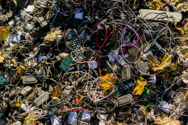 old wires to be recycled