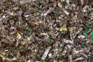 hard drives shredded showcasing data destruction