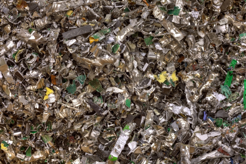 hard drives shredded showcasing data destruction
