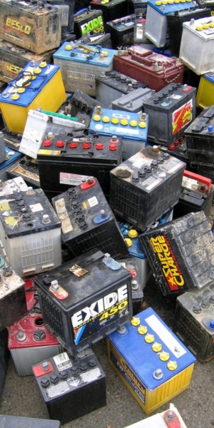 car batteries to recycle