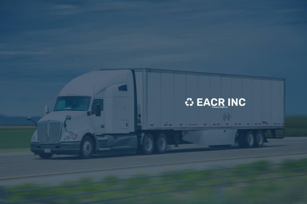 EACR Inc's electronic recycling pickup truck.