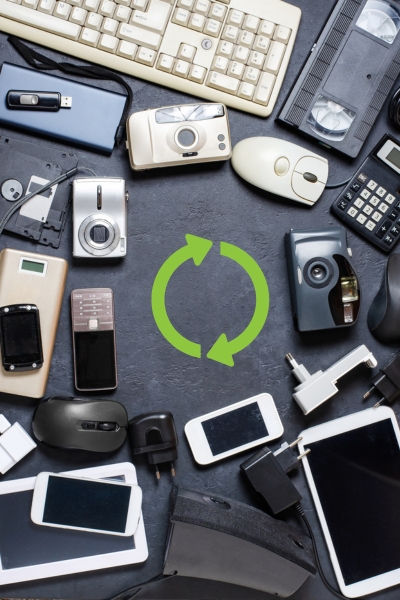 various old electronics