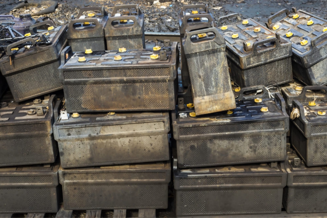 car batteries to be recycled at EACR Inc.
