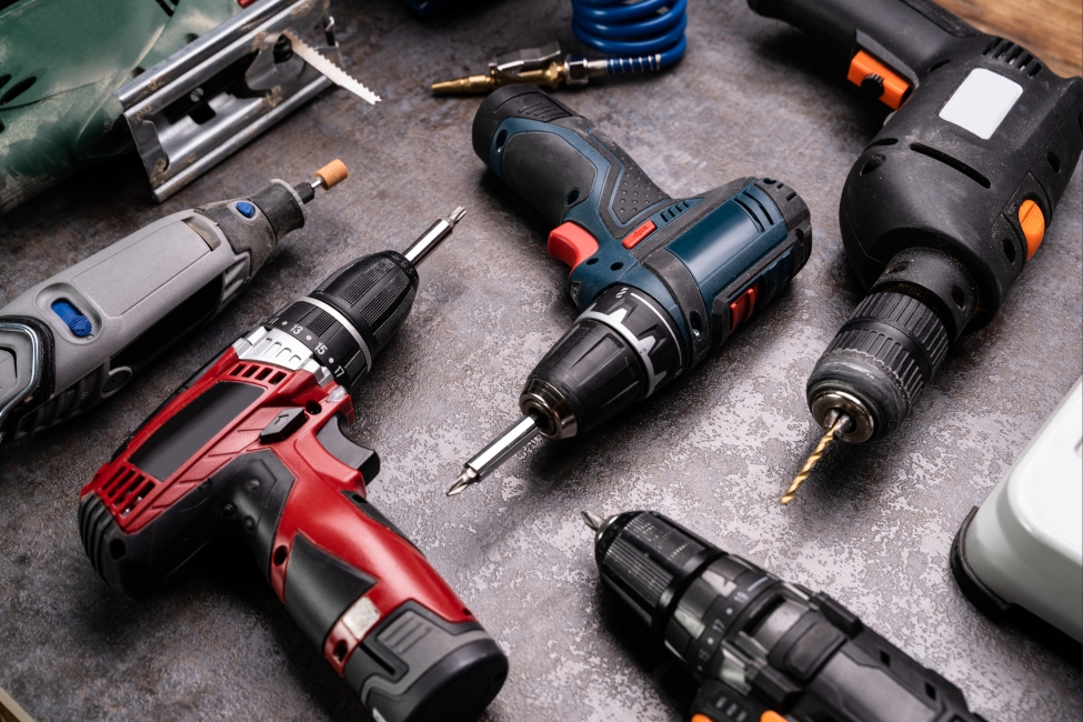 power tools recycling drills and equipment