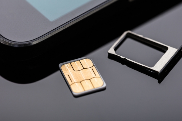 Phone SIM card and tray