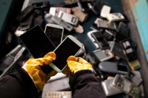 cell phone collected at facility