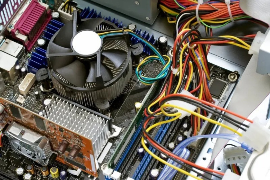 image of inside of computer