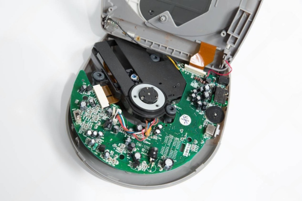 cd player ready to recycle