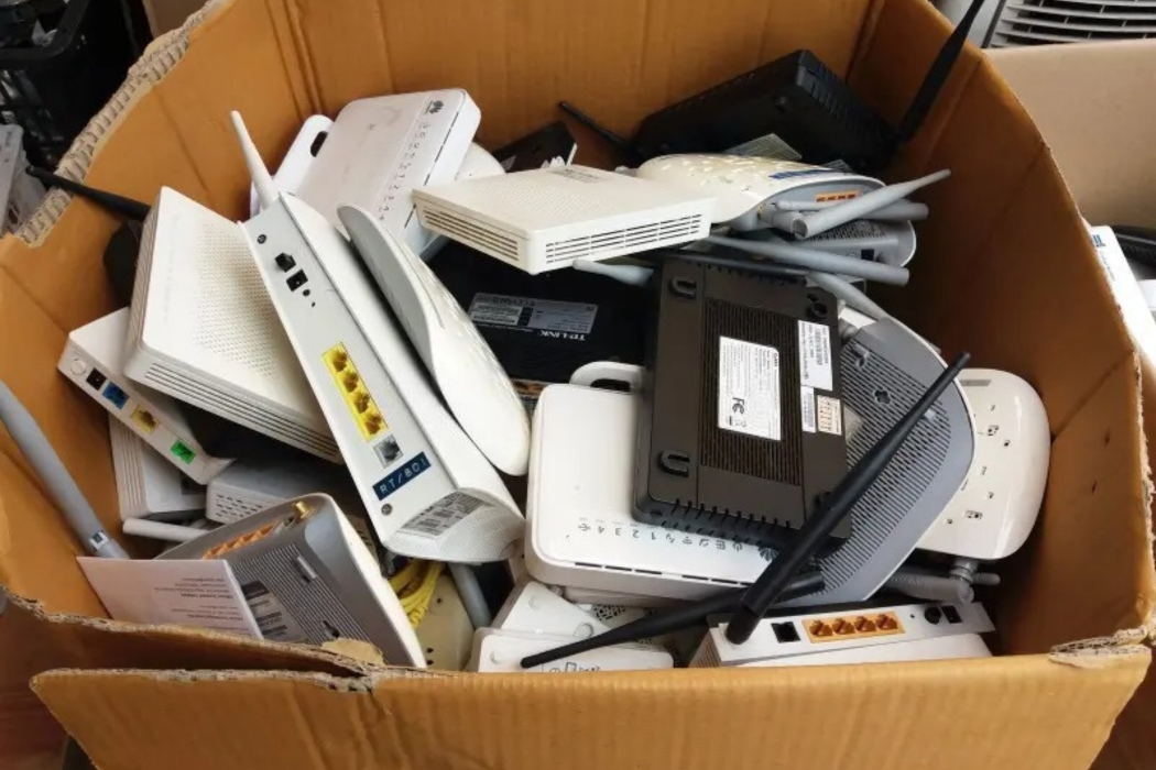 modems about to be recycled