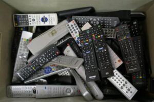 remote controls to be recycled