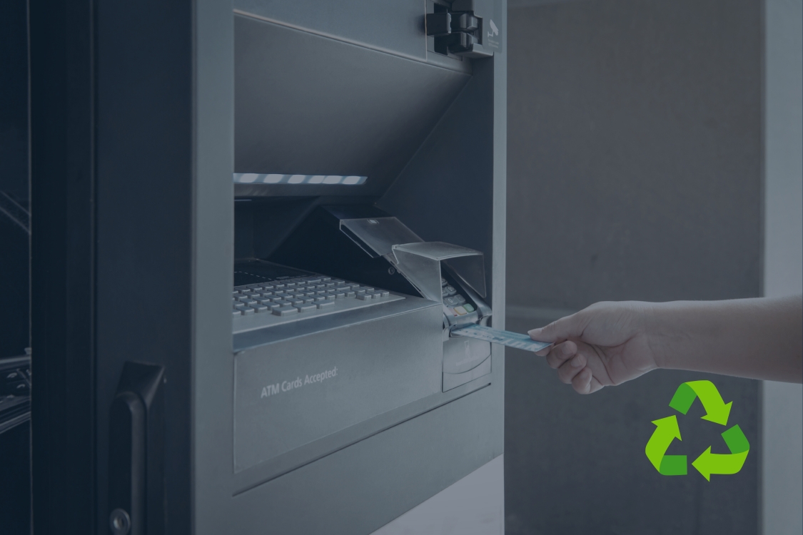 ATM machine recycling graphic