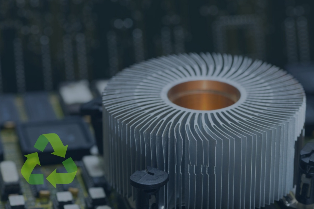 Aluminum Heat Sinks recycling graphic