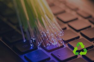 fiber optic cable recycling graphic