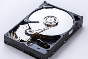 inside a hard drive graphic