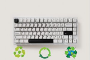 keyboard recycling graphic