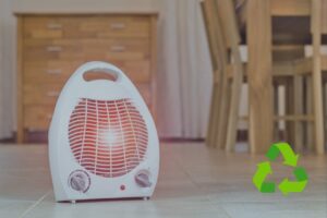 space heater recycling graphic