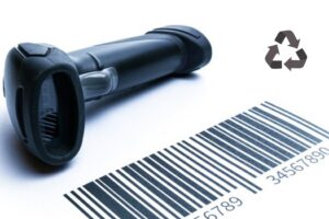 barcode recycling graphic