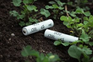 batteries thrown away