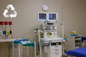 dialysis machine recycling graphic