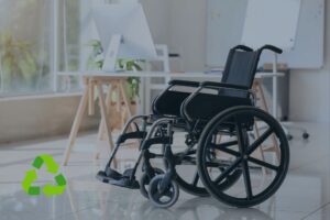 wheelchair recycling graphic
