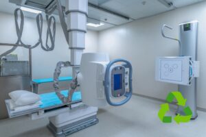 x-ray machine recycling graphic