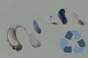 hearing aid recycling graphic