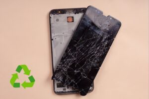 old broken iPhone