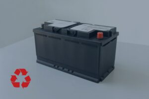 gel battery recycling graphic