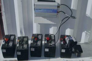 marine battery recycling graphic