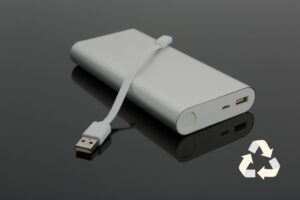 power bank recycling graphic
