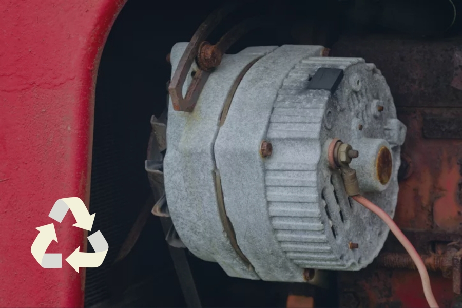 alternator recycling graphic