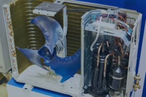 inside of an air conditioner