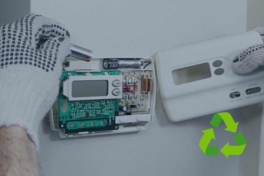 thermostat recycling graphic