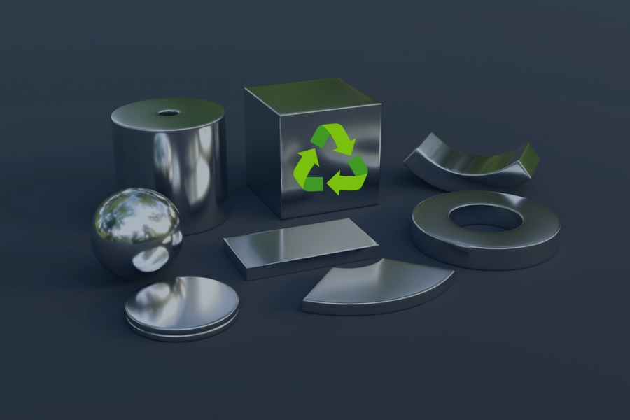 magnet recycling graphic