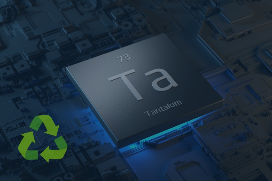 Tantalum recycling graphic