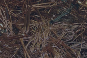 pile of copper scrap