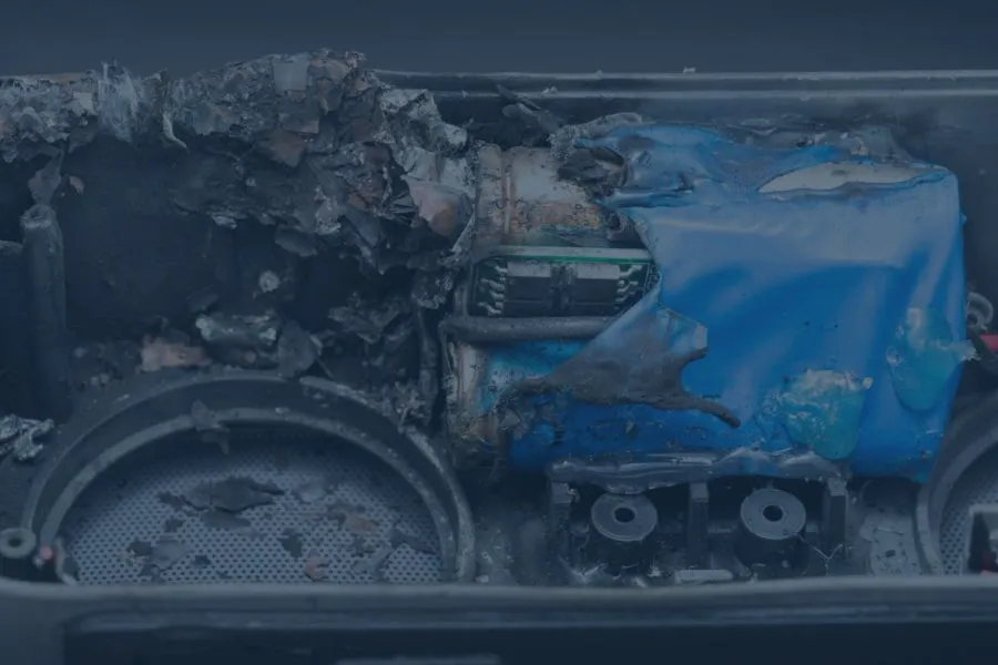 decomposed battery example