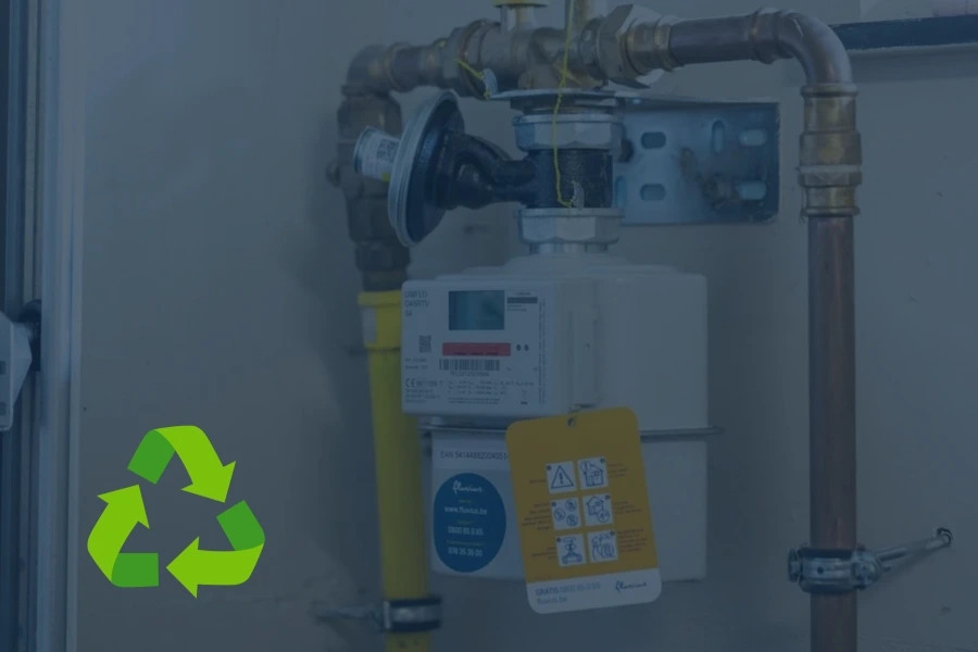 gas meter recycling graphic