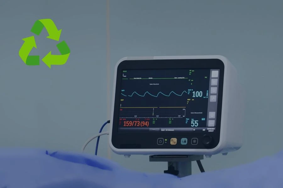 Patient Monitor Recycling graphic
