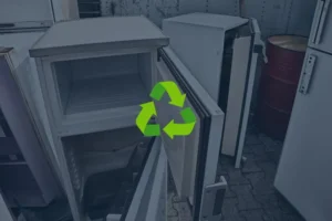 fridge recycling graphic